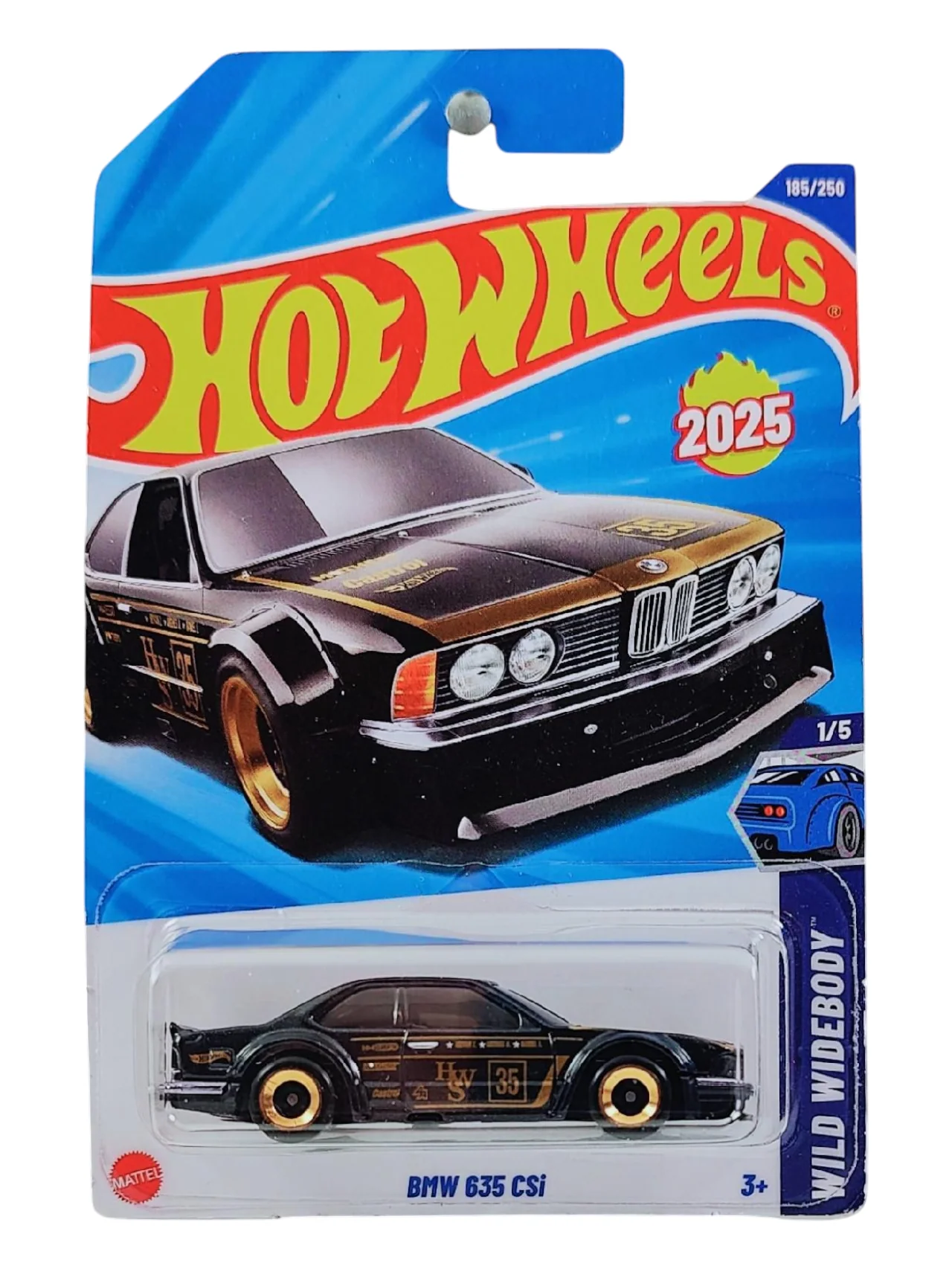 HotWheels BMW 635 CSi Imported Mainline 1:64 Scale HYW38-N7C5