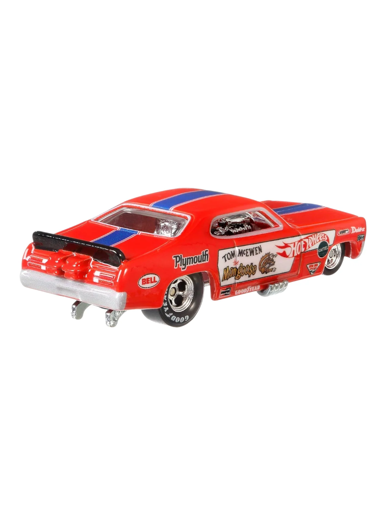 HotWheels Car Culture Team Transport Plymouth Duster Funny Car Retro Big #5 Imported 1:64 Scale - Image 8
