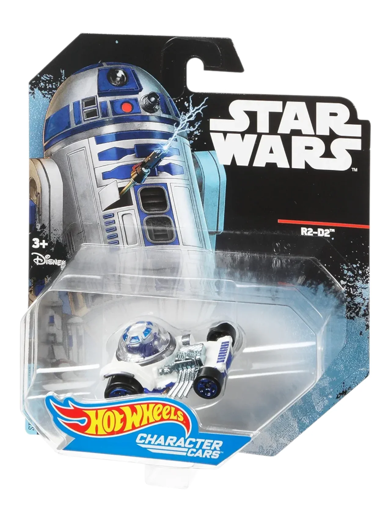 HotWheels Character Cars R2-D2 Star Wars Premium Imported 1:64 Scale