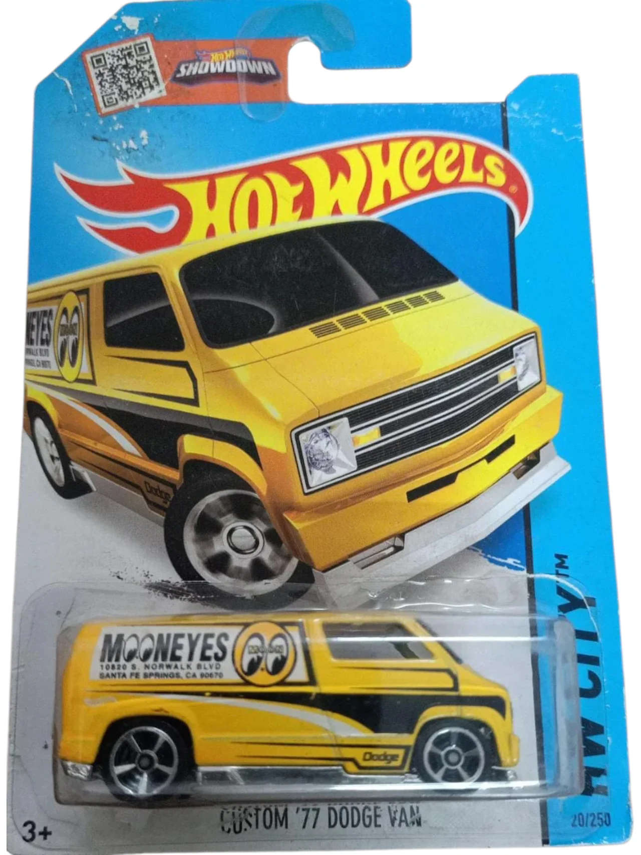 HotWheels Custom 77 Dodge Van Imported Mainline 1:64 Scale