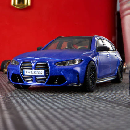 HotWheels elite 64 BMW M3 TOURING Imported Premium RLC 1:64 Scale ( With Protector) HWR93 - Image 4