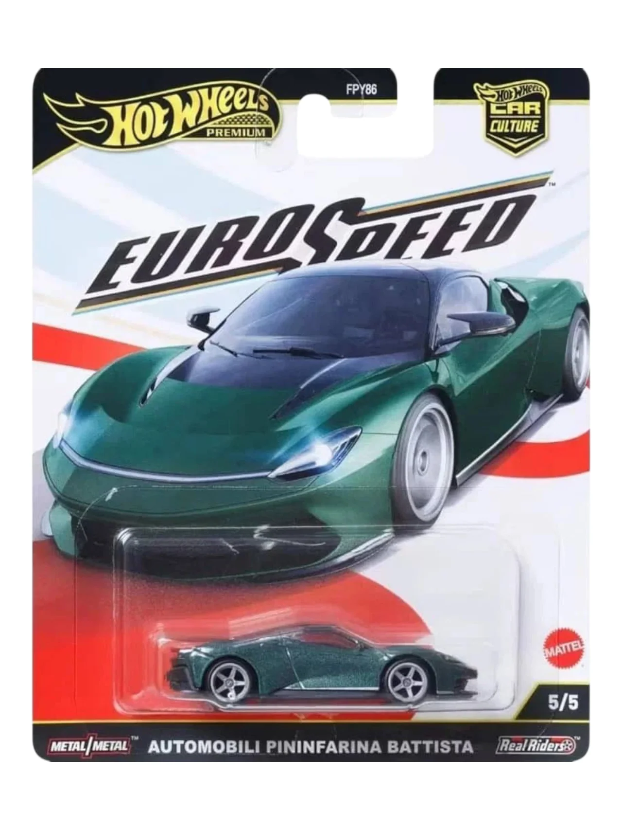 HotWheels Euro Speed Automobili Pininfarina Battista – Premium 1:64 Scale