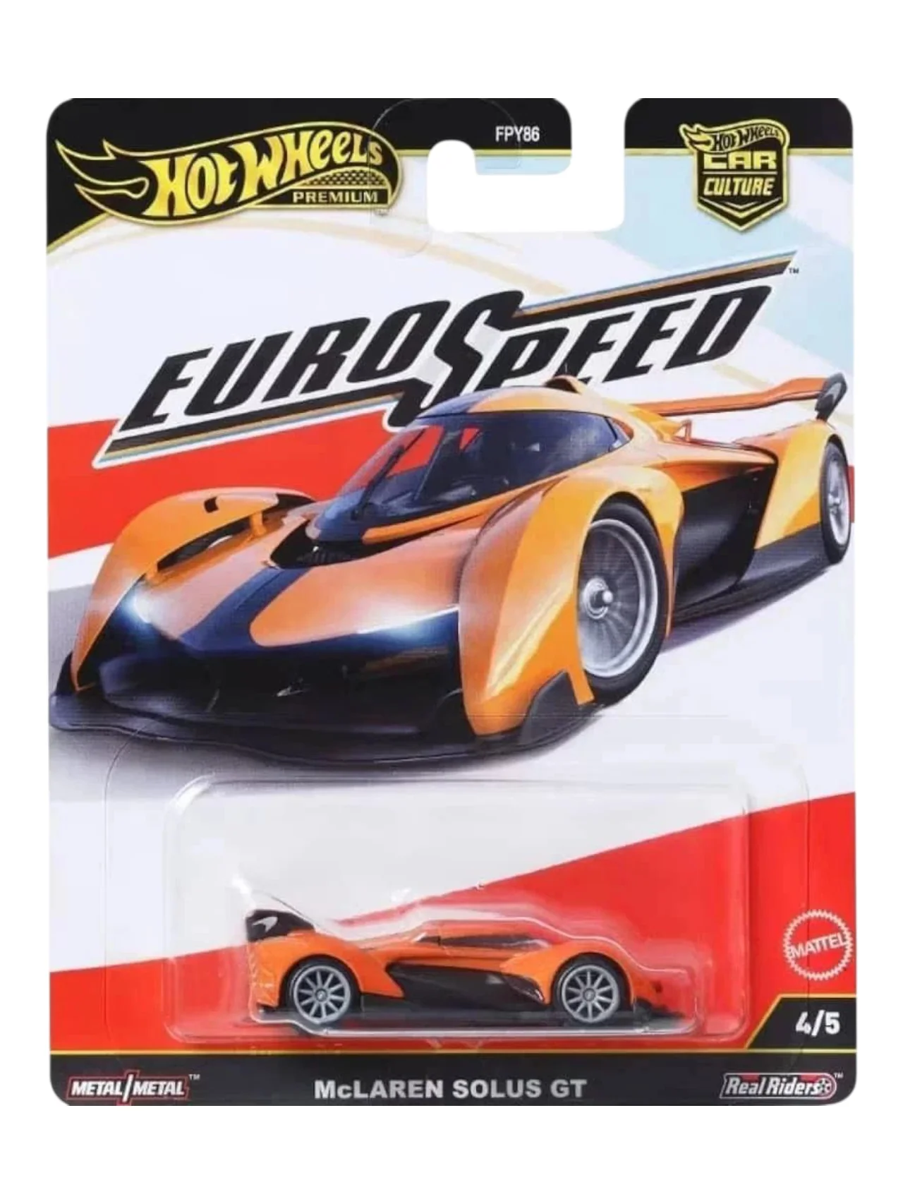 Premium Hot Wheels Euro Speed McLaren Solus GT 1:64 Die-Cast