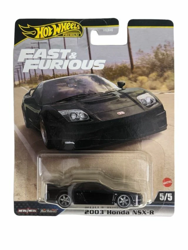 HotWheels Fast & Furious 2003 Honda NSX-R Imported Premium Card Art 1:64 Scale
