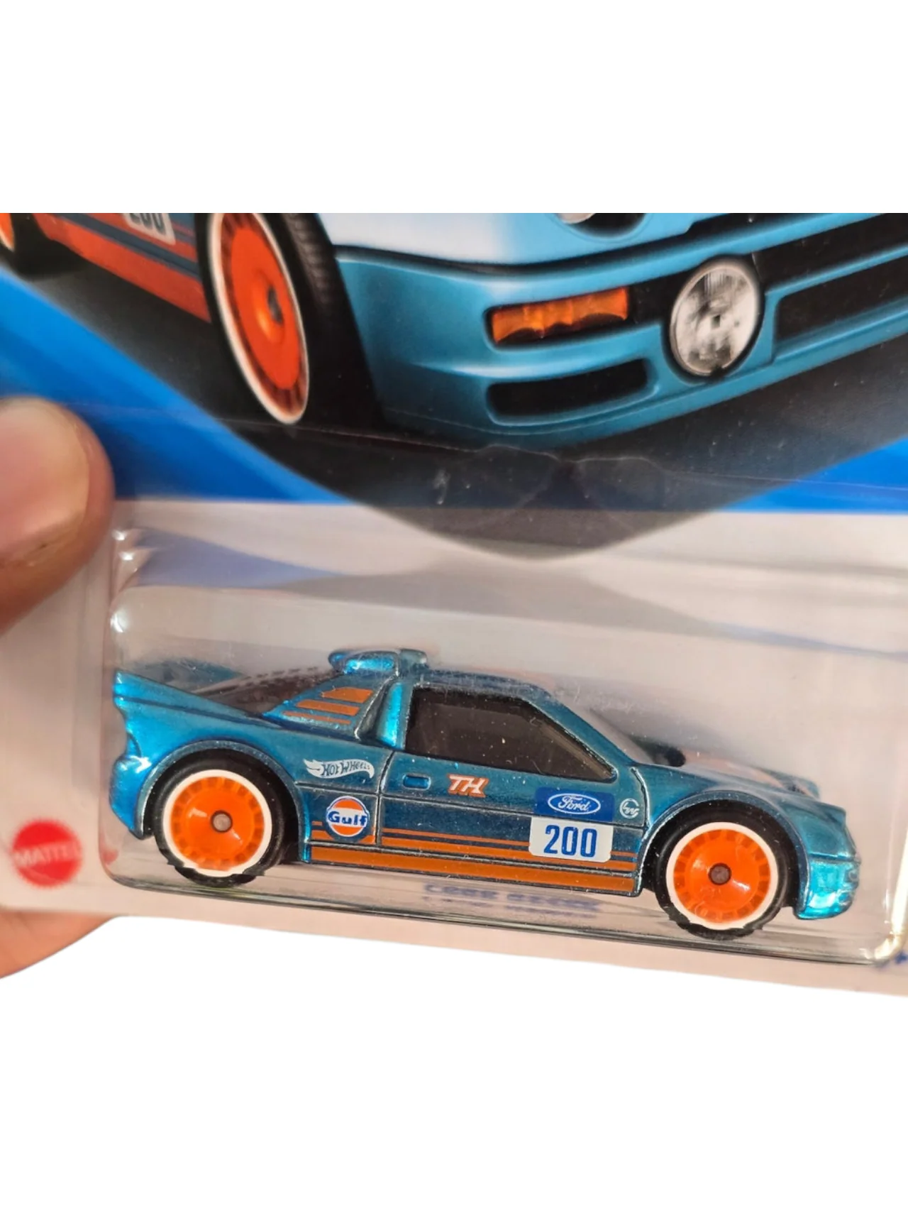 Hotwheels Ford RS200 Imported Mainline 1:64 Scale JBC49-N7C5 (Super Treasure Hunt) - Image 2