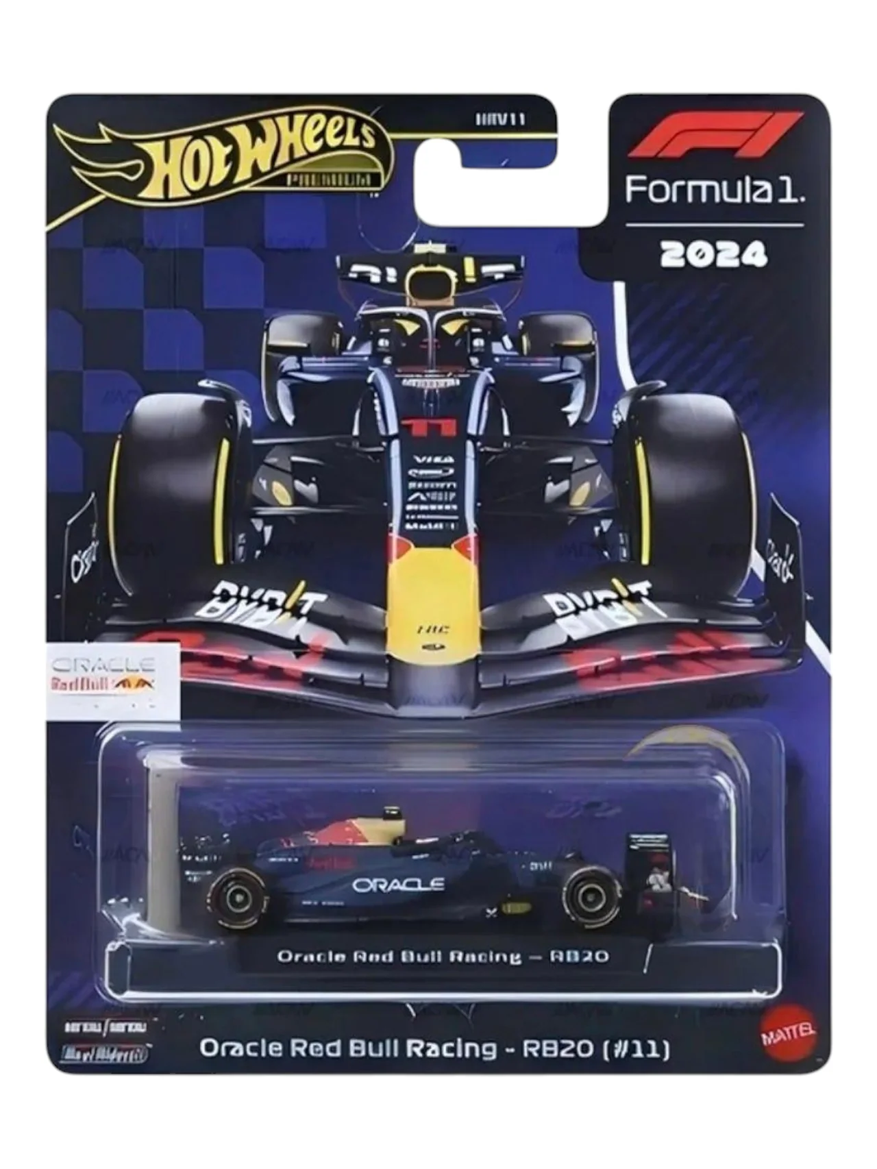 HotWheels Formula 1 (F1) 2024 Oracle Red Bull Racing - RB20 (#11) Imported Premium 1:64 Scale