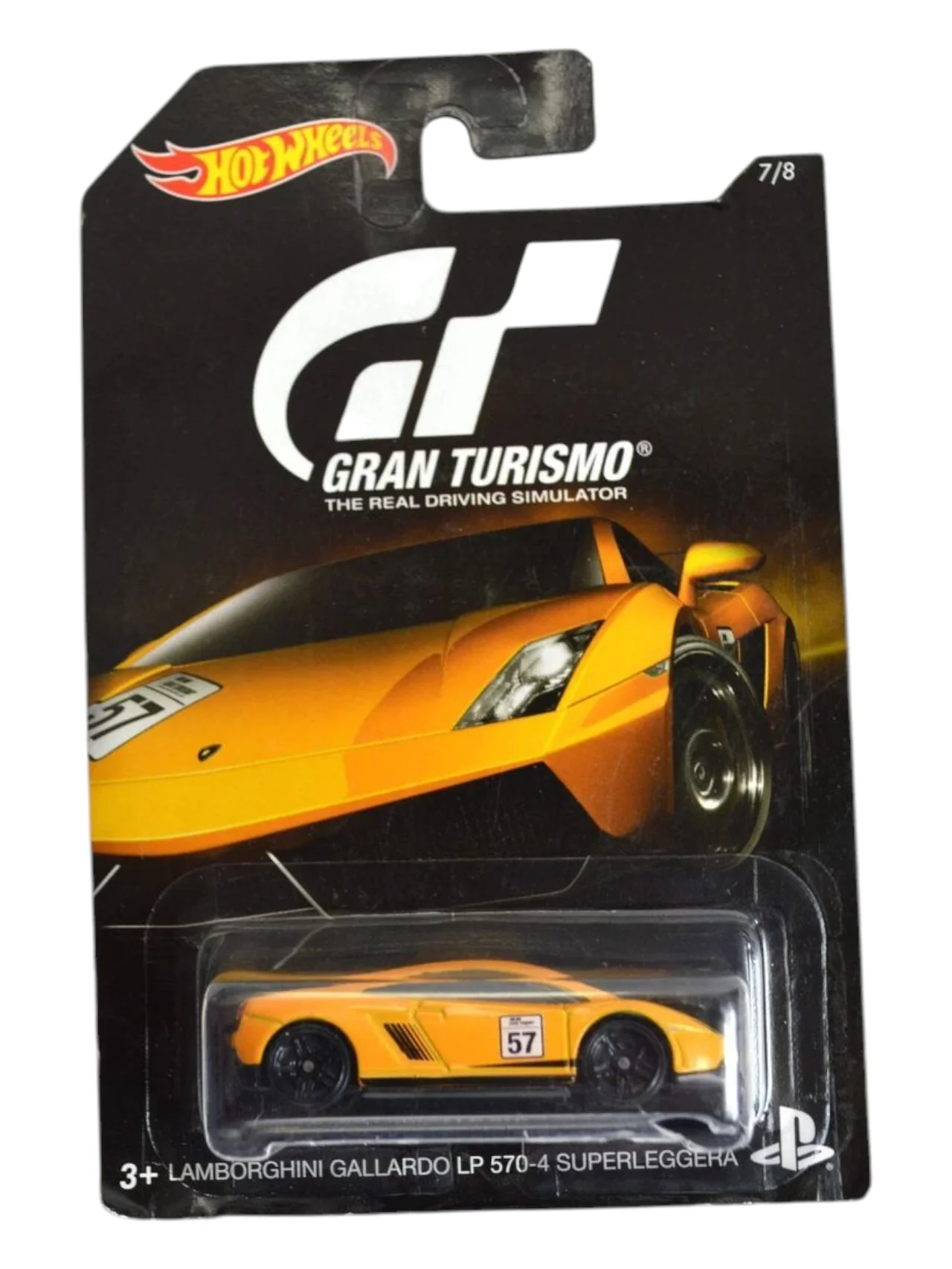 HotWheels Gran Tourismo Lamborghini Gallardo lp 570-4 superleggera imported mainline card art 1:64