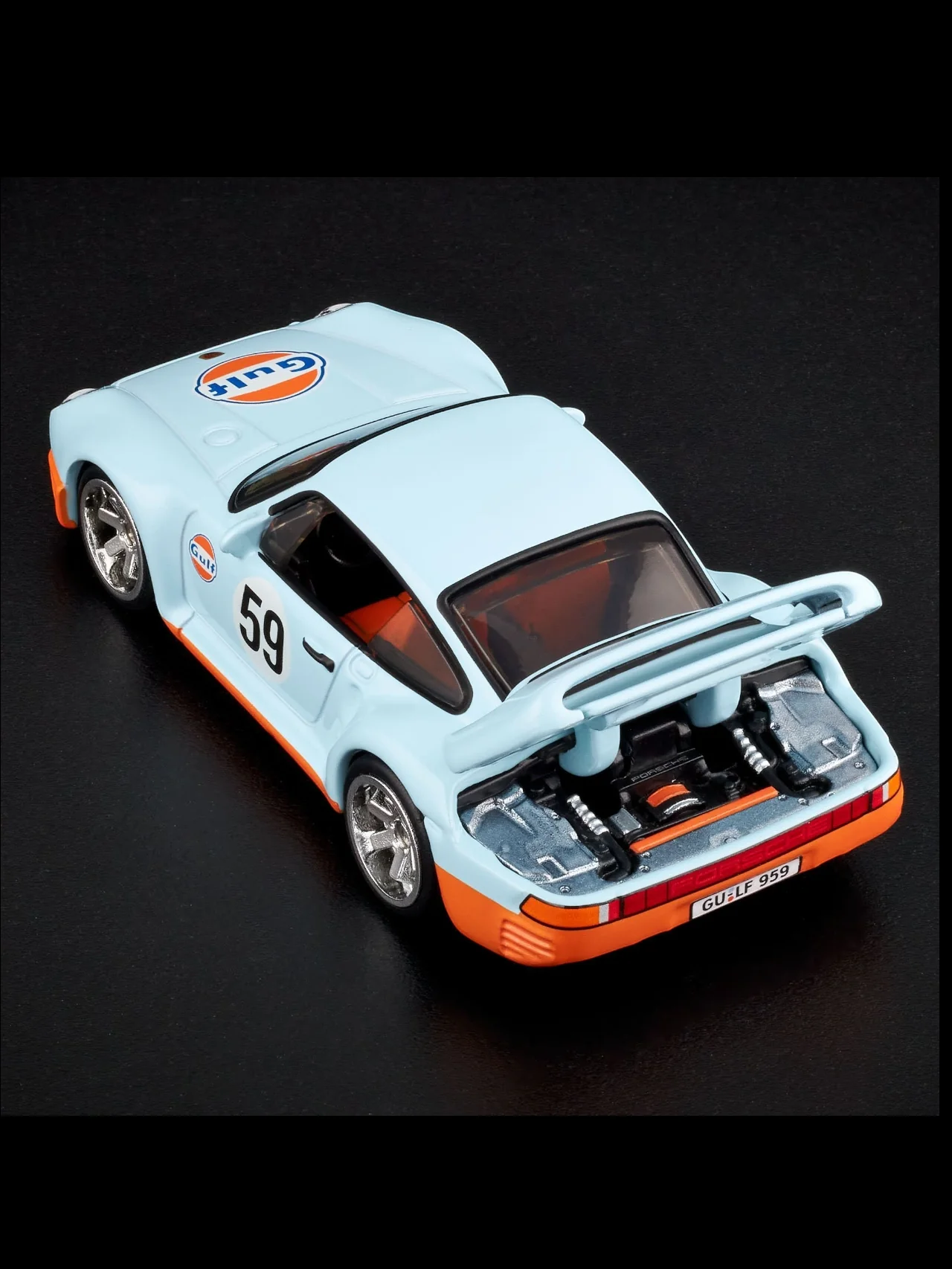 HotWheels Gulf 1986 Porsche 959 RLC 1:64 Scale - Image 12