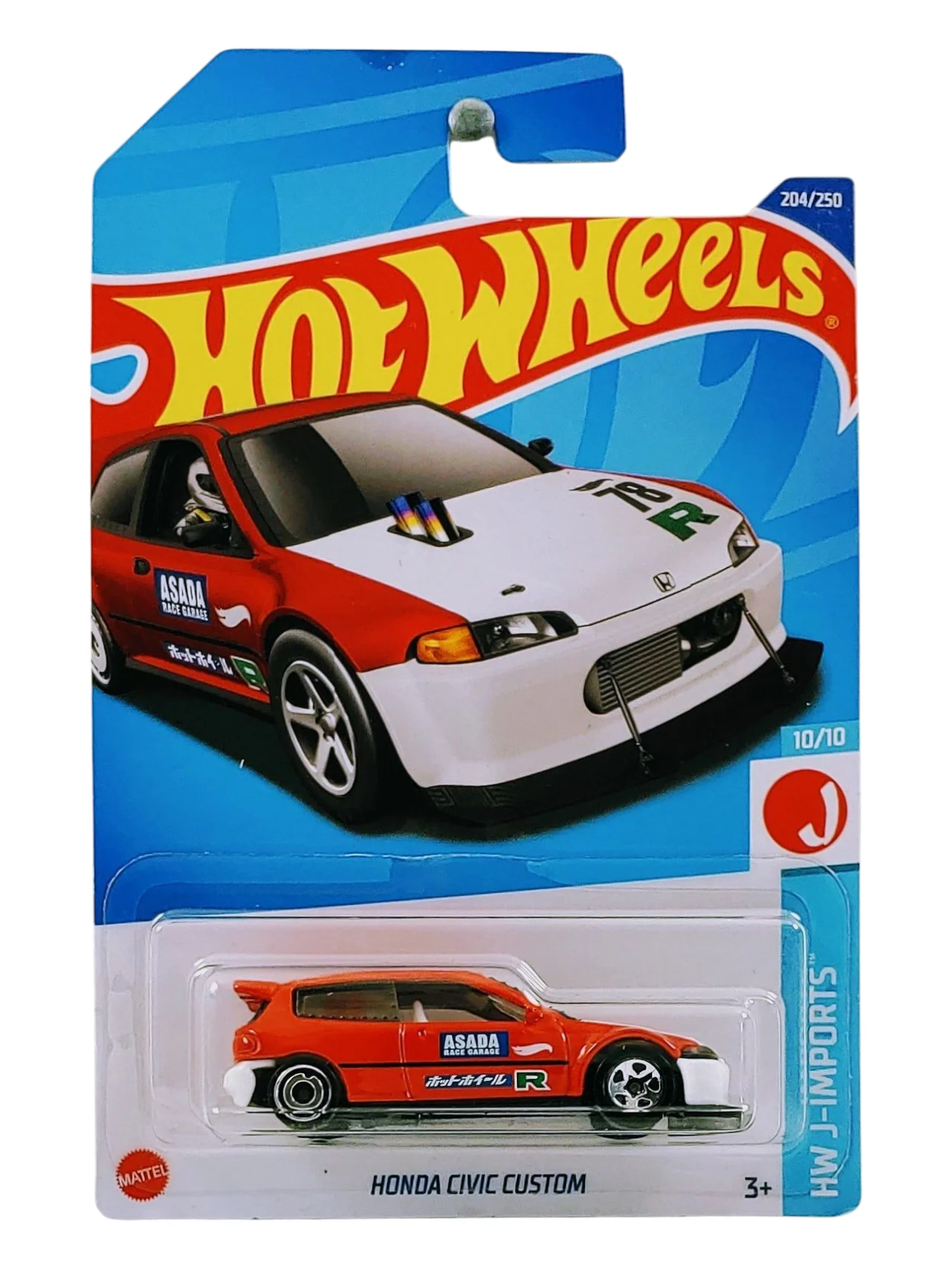 HotWheels Honda Civic Custom Imported Mainline 1:64 Scale HCX78-R7C5