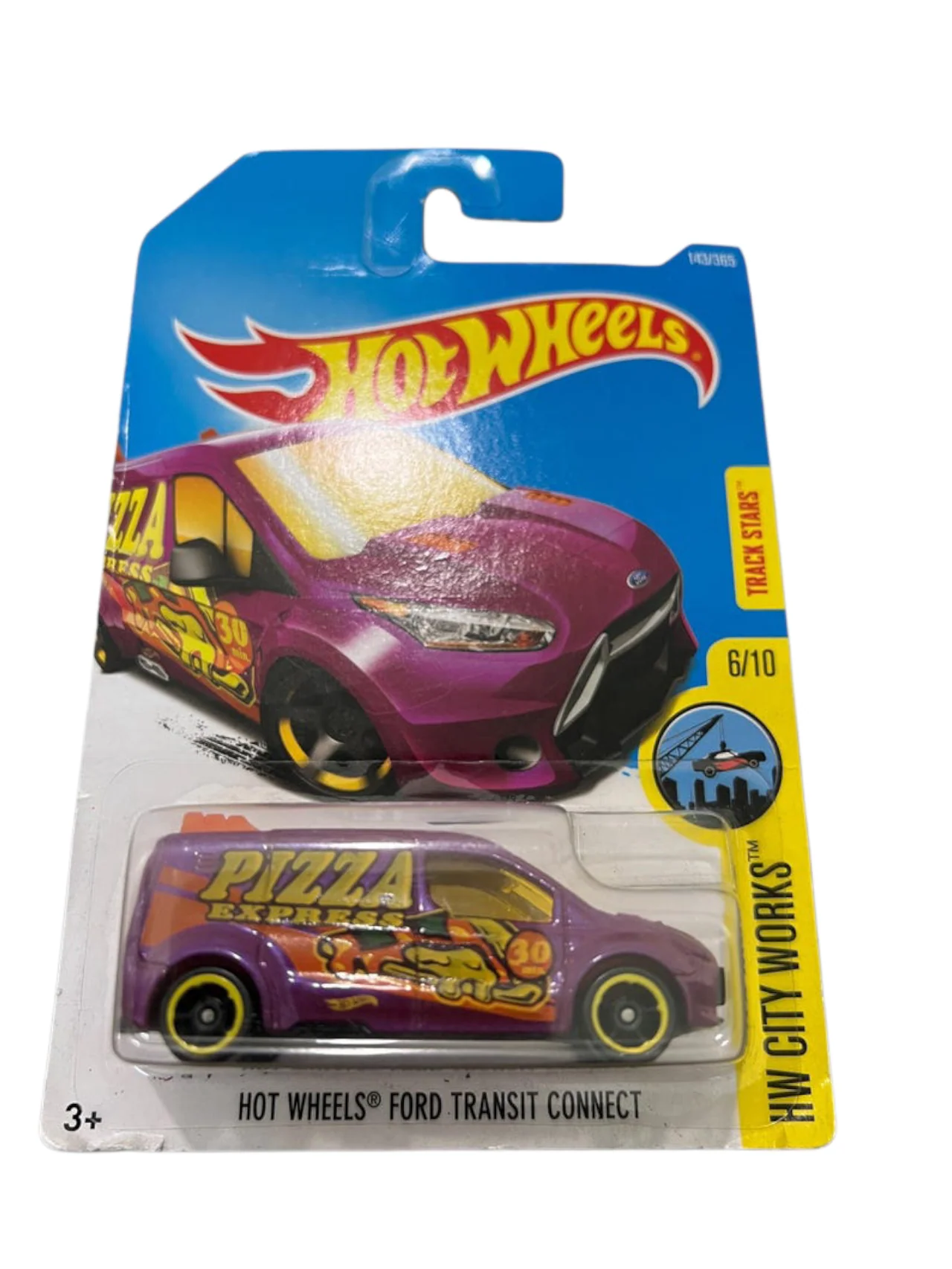 HotWheels Hot Wheels ford transit connect Imported Mainline 1:64 Scale DVC42-D7B3