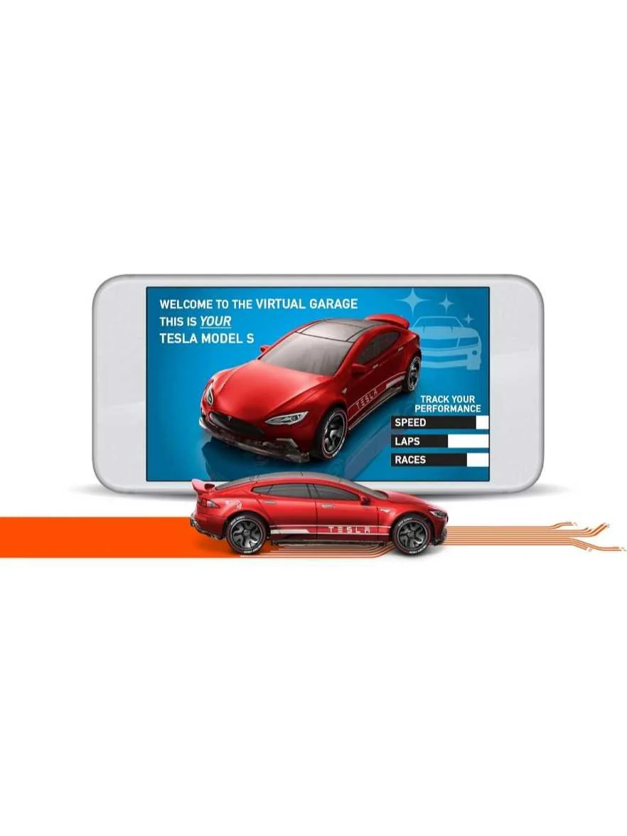 Hotwheels ID Tesla Model S car mint condition - Image 3