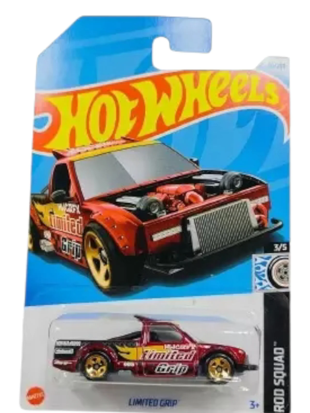 HotWheels limited grip Imported Mainline 1:64 Scale HKG56-N7C5 - Image 2