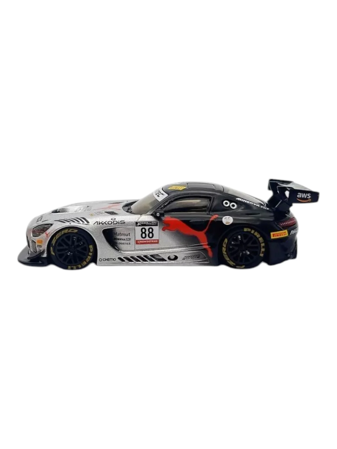 HotWheels Mercedes-AMG GT3 Imported Premium 1:43 Scale (With protector) - Image 3