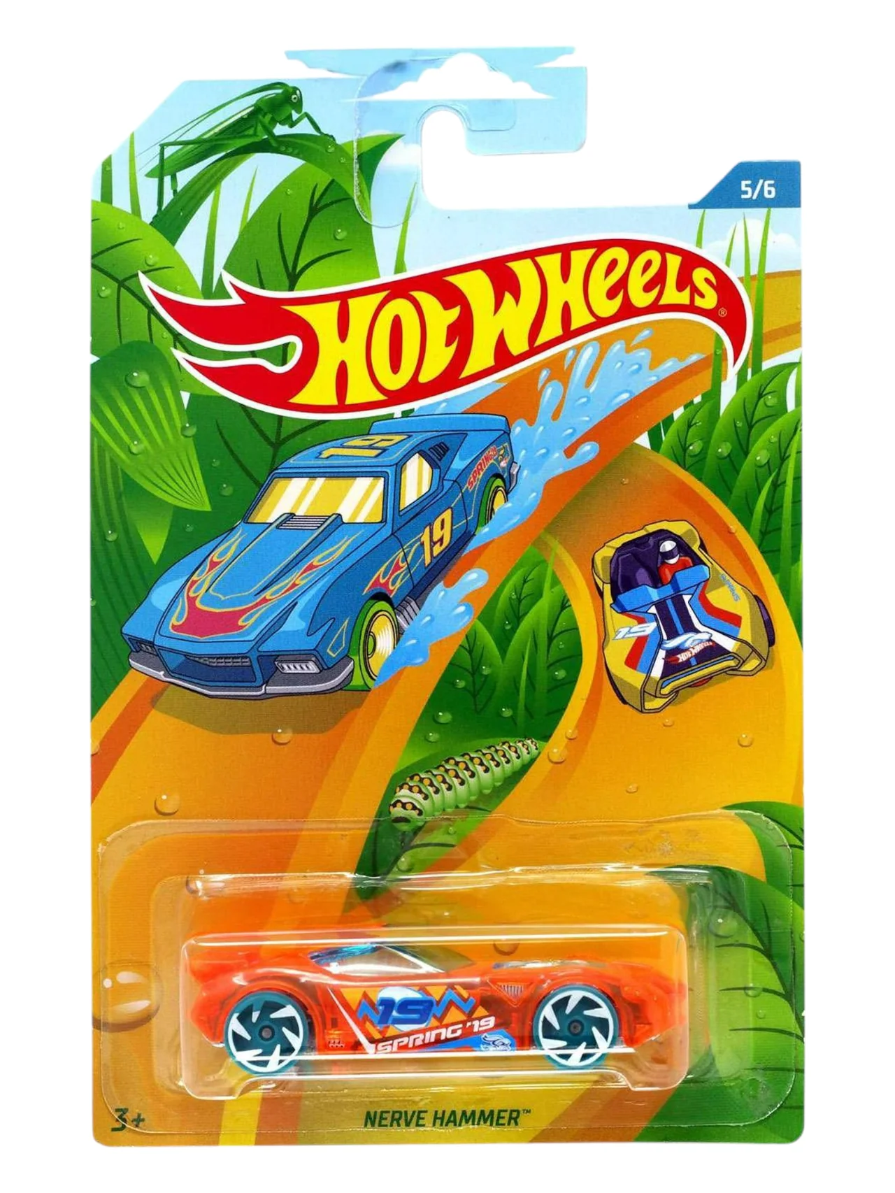 HotWheels Nerve Hammer Imported Mainline Card Art 1:64 Scale