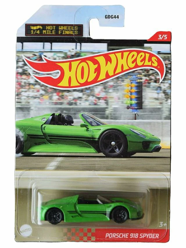 Hotwheels Quartermile finals Porsche 918 Spyder Imported Mainline Card Art 1:64 Scale