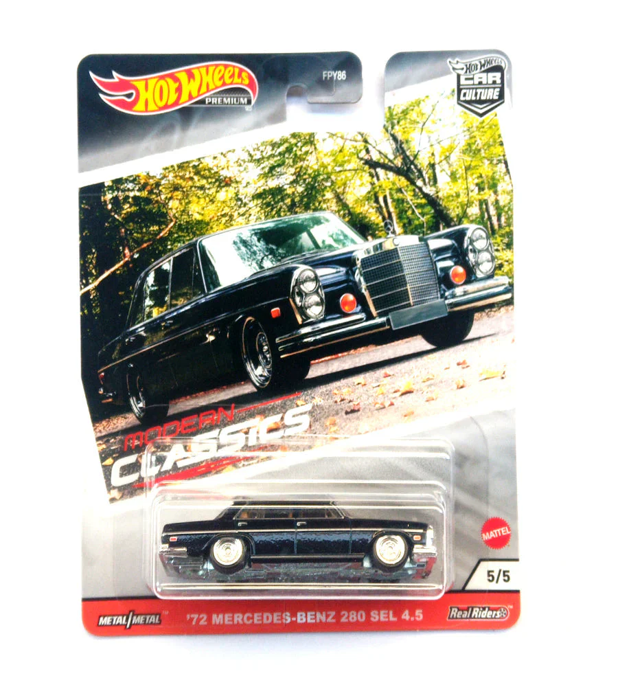 HotWheels modern Classics '72 Mercedes-Benz 280 Sel. 4.5 imported premium 1:64 Scale