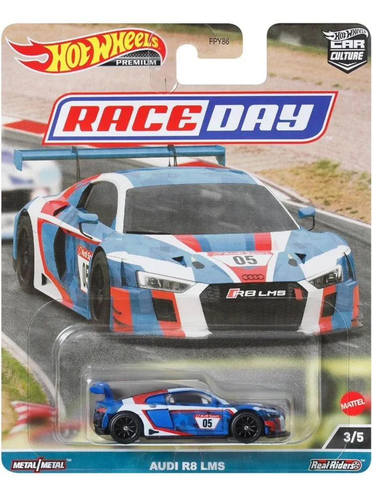Hotwheels Race Day Audi R8 LMS imported premium 1:64 Scale