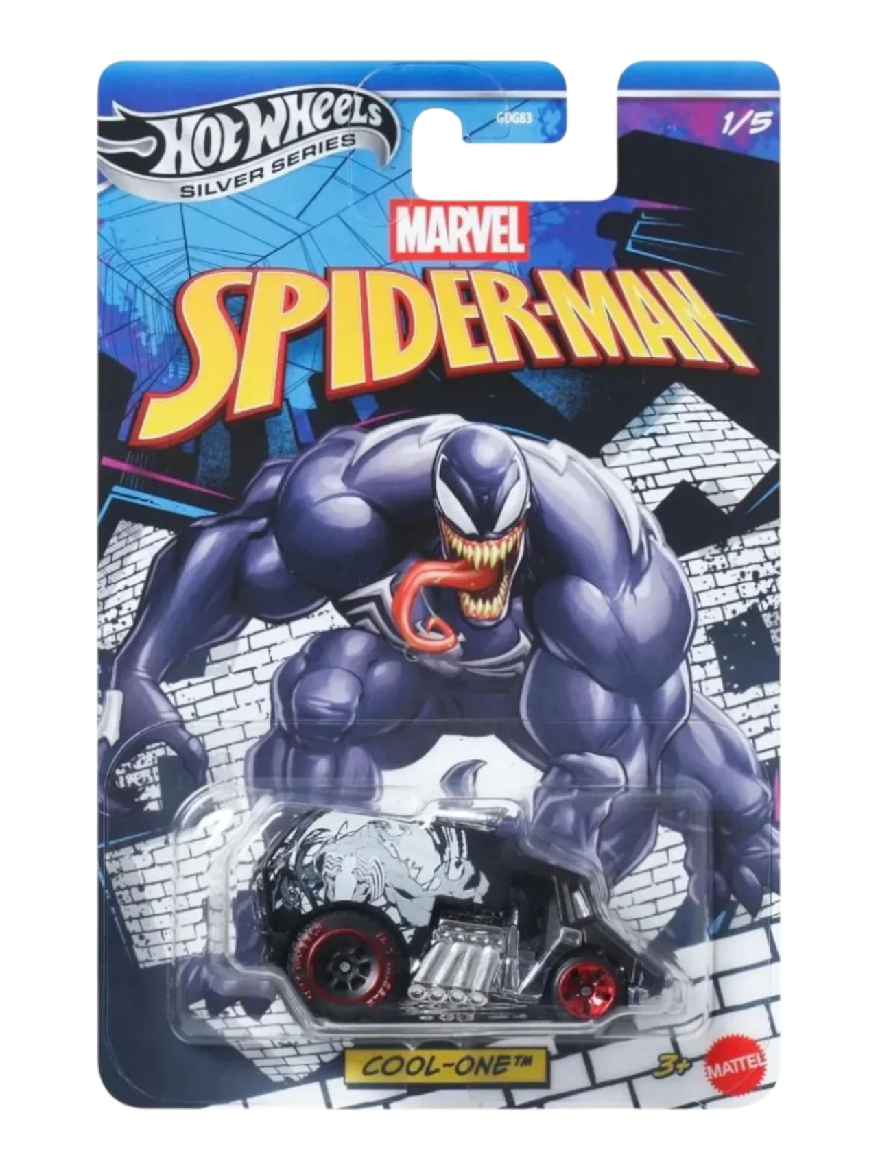 Hotwheels Spiderman Series Set of 5 cars Mainline 1:64 Scale (GDG83-952L) - Image 2