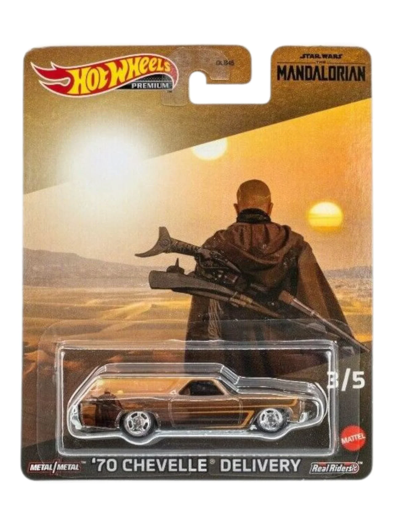 HotWheels Star Wars The Mandalorian 70 Chevelle Delivery Imported Premium 1:64 Scale (Creased Card)