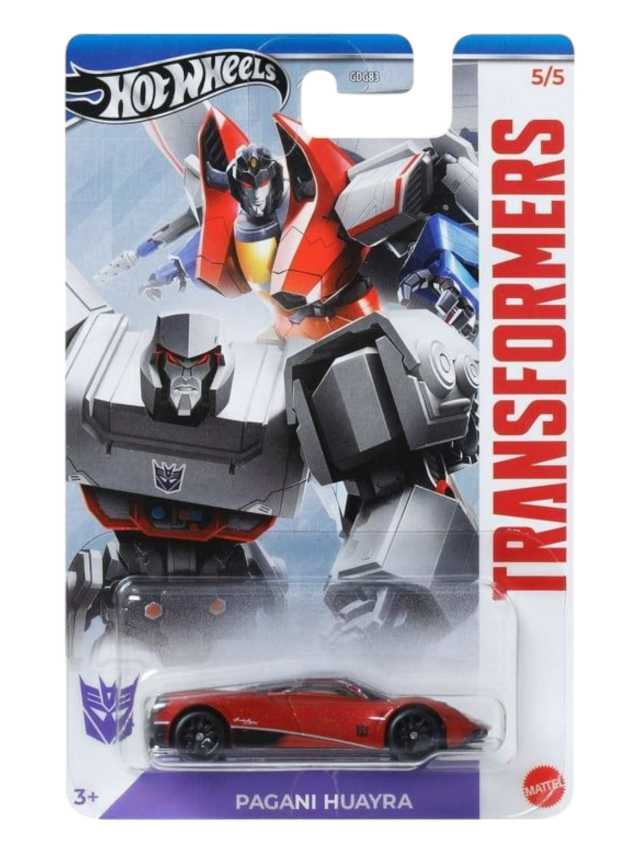 Hotwheels transformer optimus prime series set of 5 imported mainline card art 1:64 scale - Image 5