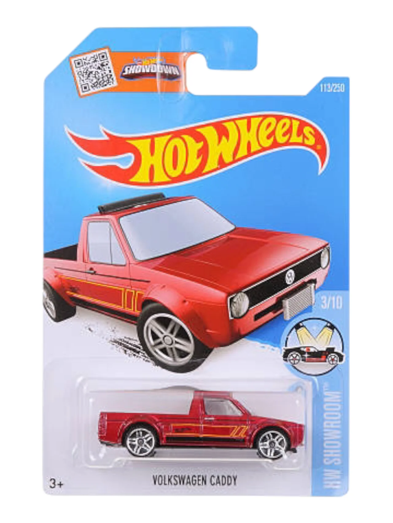 Hotwheels Volkswagen Caddy Imported Mainline 1:64 Scale