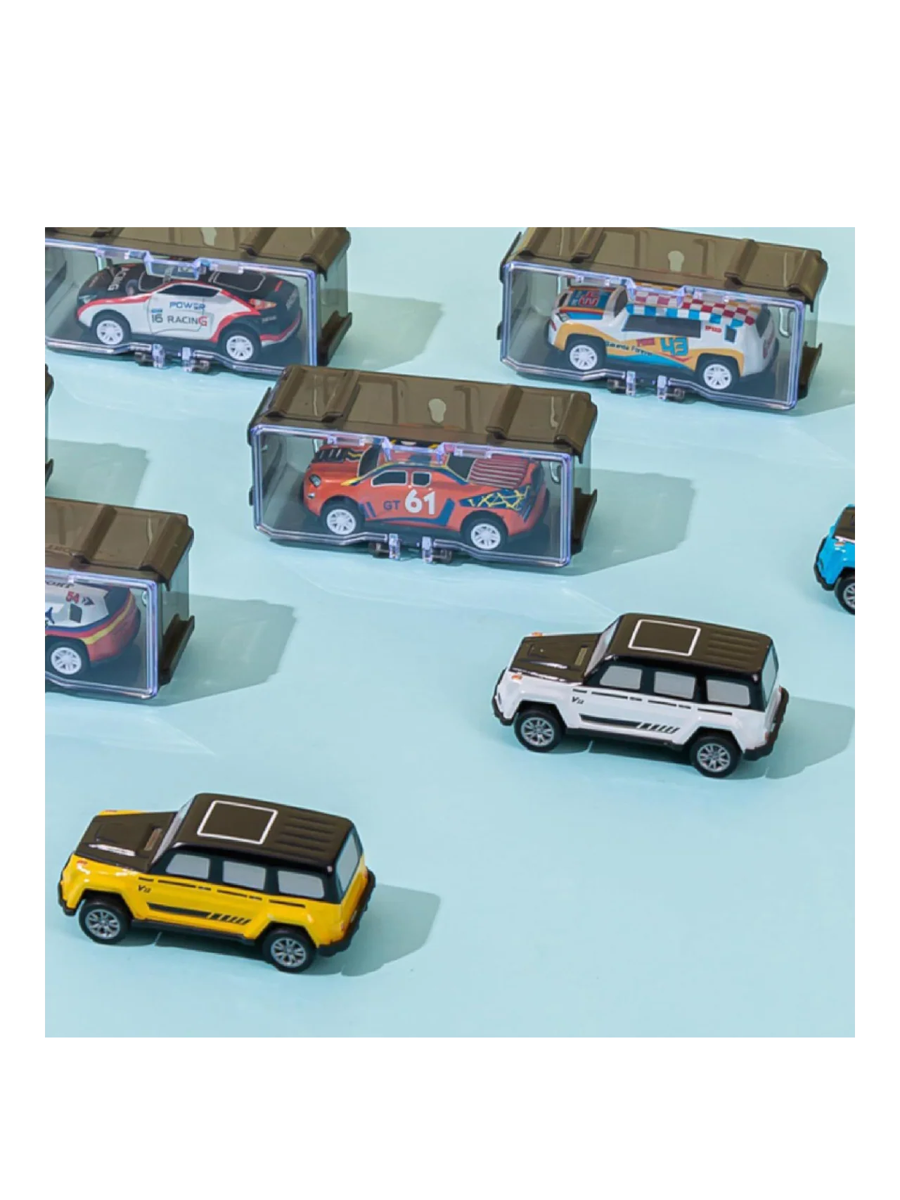 Interlocking Car Storage Case For Hotwheels 1:64 Scale Best way to display your cars keep connecting and adding - Image 11