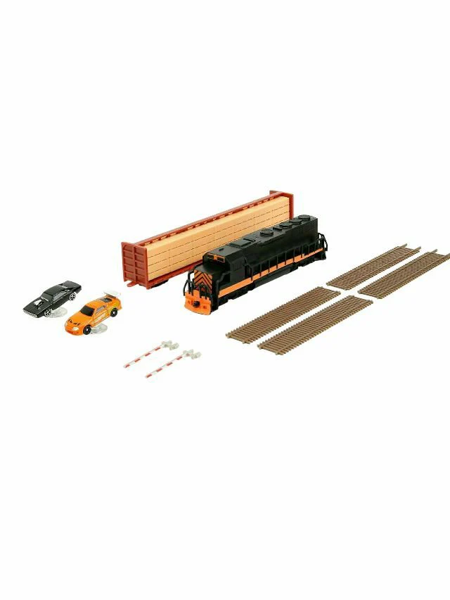 Jada Fast & Furious Final Race Train Nano Scene & 2 1.65" Die-Cast Cars, - Image 5