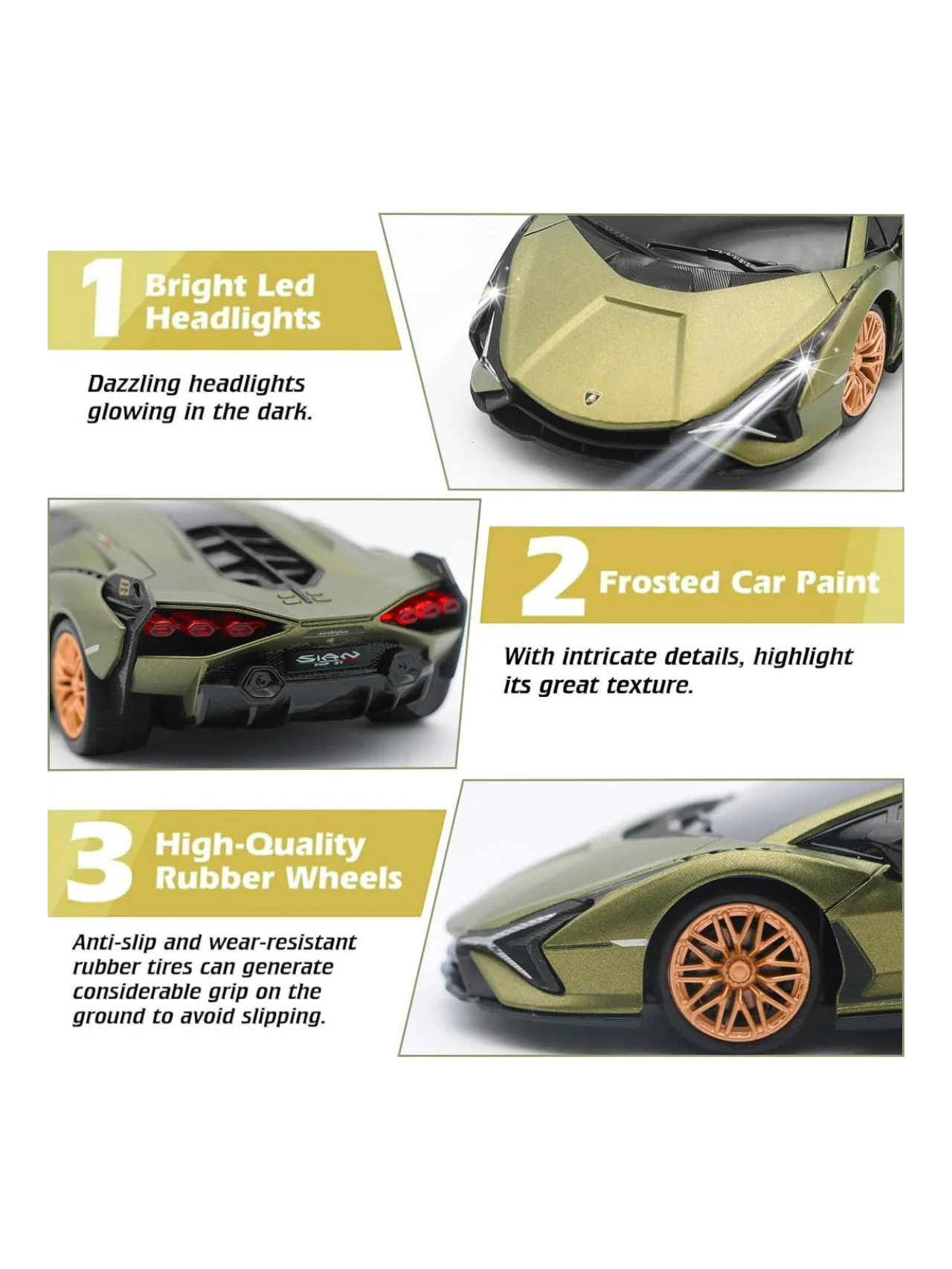 Lamborghini Sian FKP 37 Full Function Remote Control Car 1:24 Scale (Official Licensed Product) - Image 8
