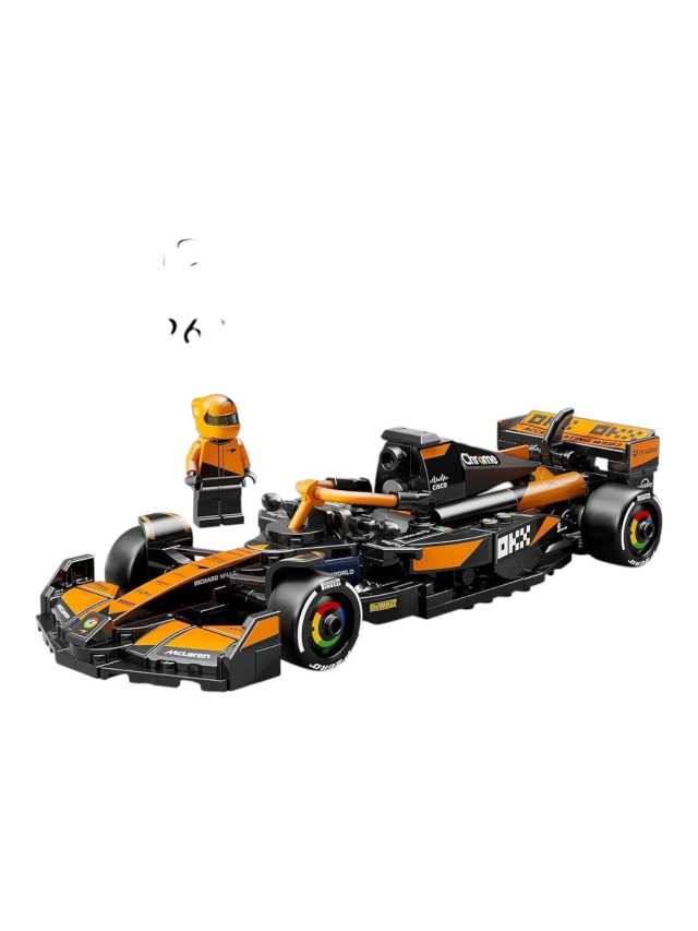 LEGO Speed Champions McLaren F1 Team MCL38 Race Car Vehicle Set 77251 Building Blocks - Image 4