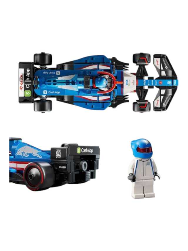 LEGO Speed Champions: Visa Cash App RB VCARB 01 F1 Race Car - 248 Pieces (77246) - Image 5