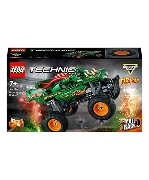 LEGO Technic 42149 monster jam dragon pull back - Image 2