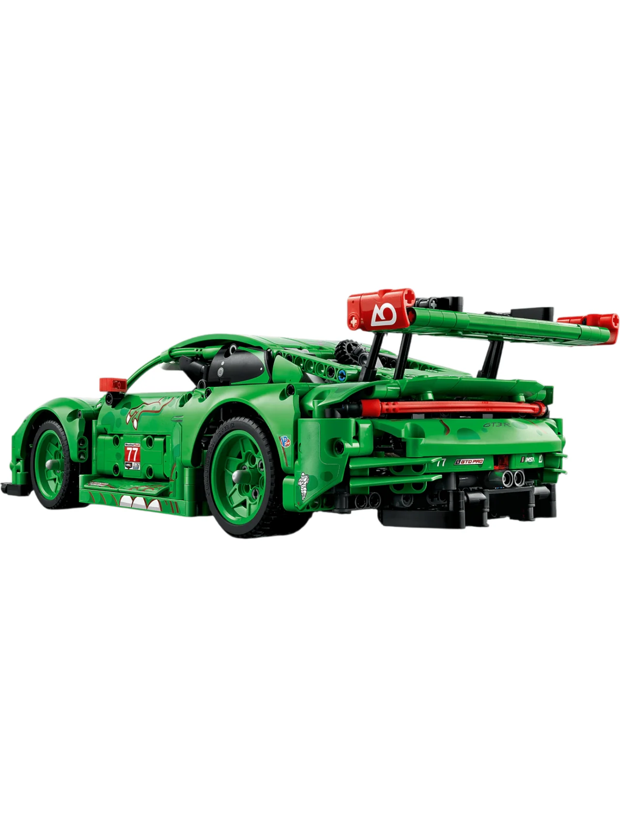 LEGO Technic Porsche 911 GT3 R Rexy AO Racing Car - Model Car Building Kit for Kids 1313 pcs - Image 4