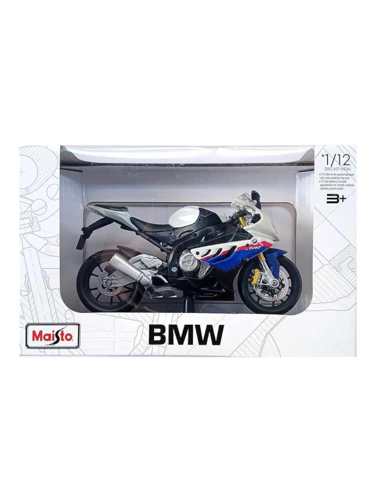Maisto bmw s 1000 rr (official license product) 1:12 scale