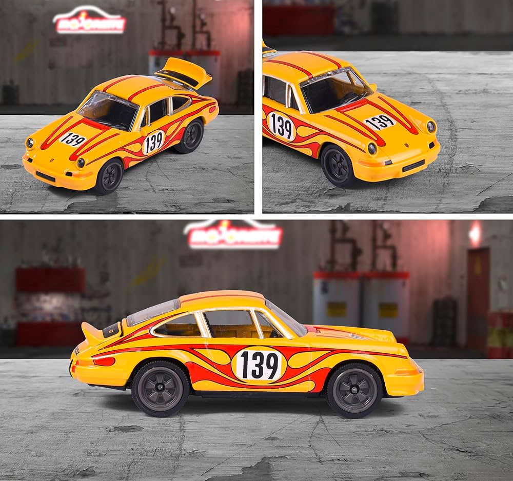 Majorette porsche 911 carrera rs 2.7 premium car 1:64 Scale 8502101001 - Image 4