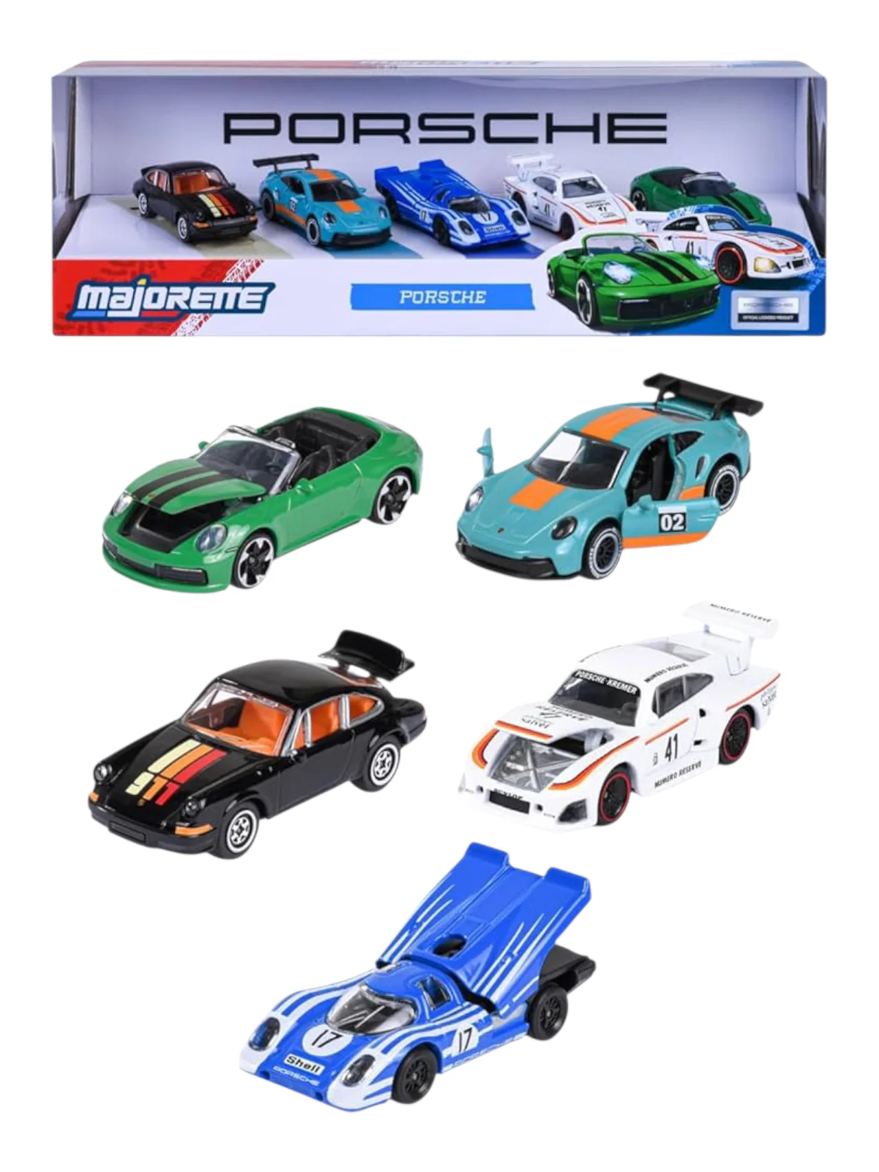 Majorette porsche premium car opening parts suspension 1:64 Scale 8502105002 - Image 6