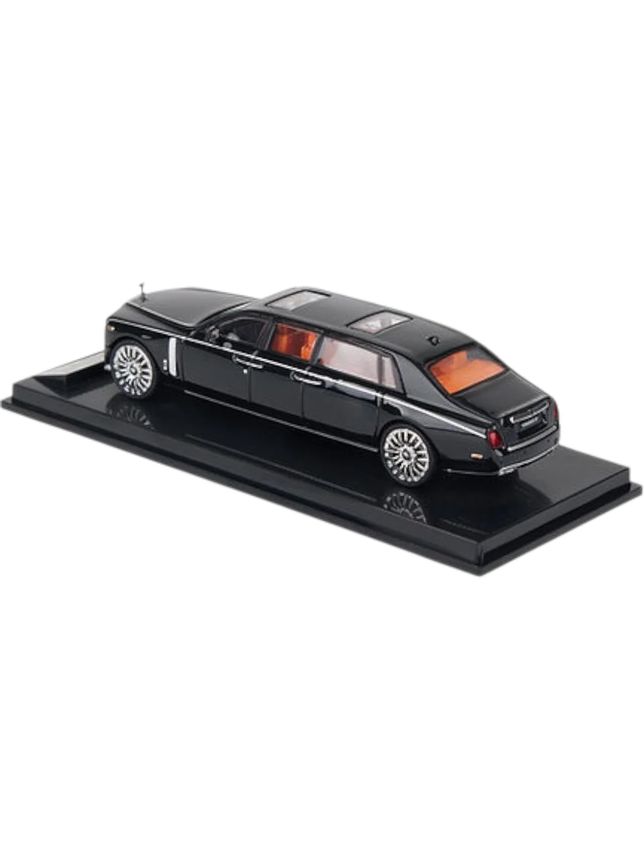 Mansory PHANTOM ROLLS ROYCE LengtheNED BLACK Imported 1/64 Diecast Car BY SC ART - Image 3