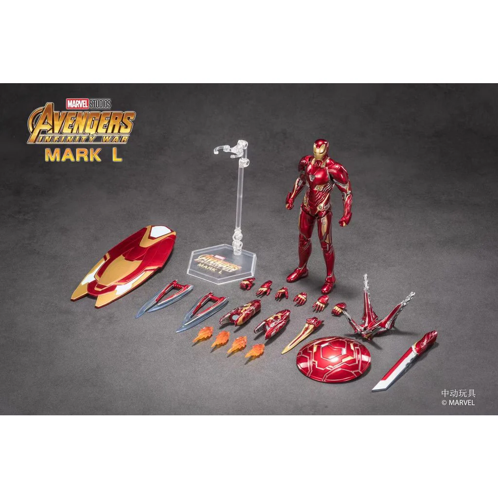 Marvel Studio Avengers Infinity War Mark L Marvel 10th- Anniversary Series Luxury Version 1/12 Scale - Image 4