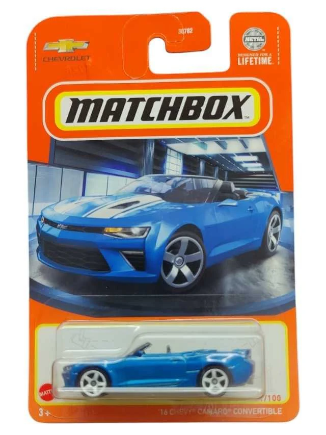 matchbox 16 Chevy camaro convertible imported mainline 1:64 Scale