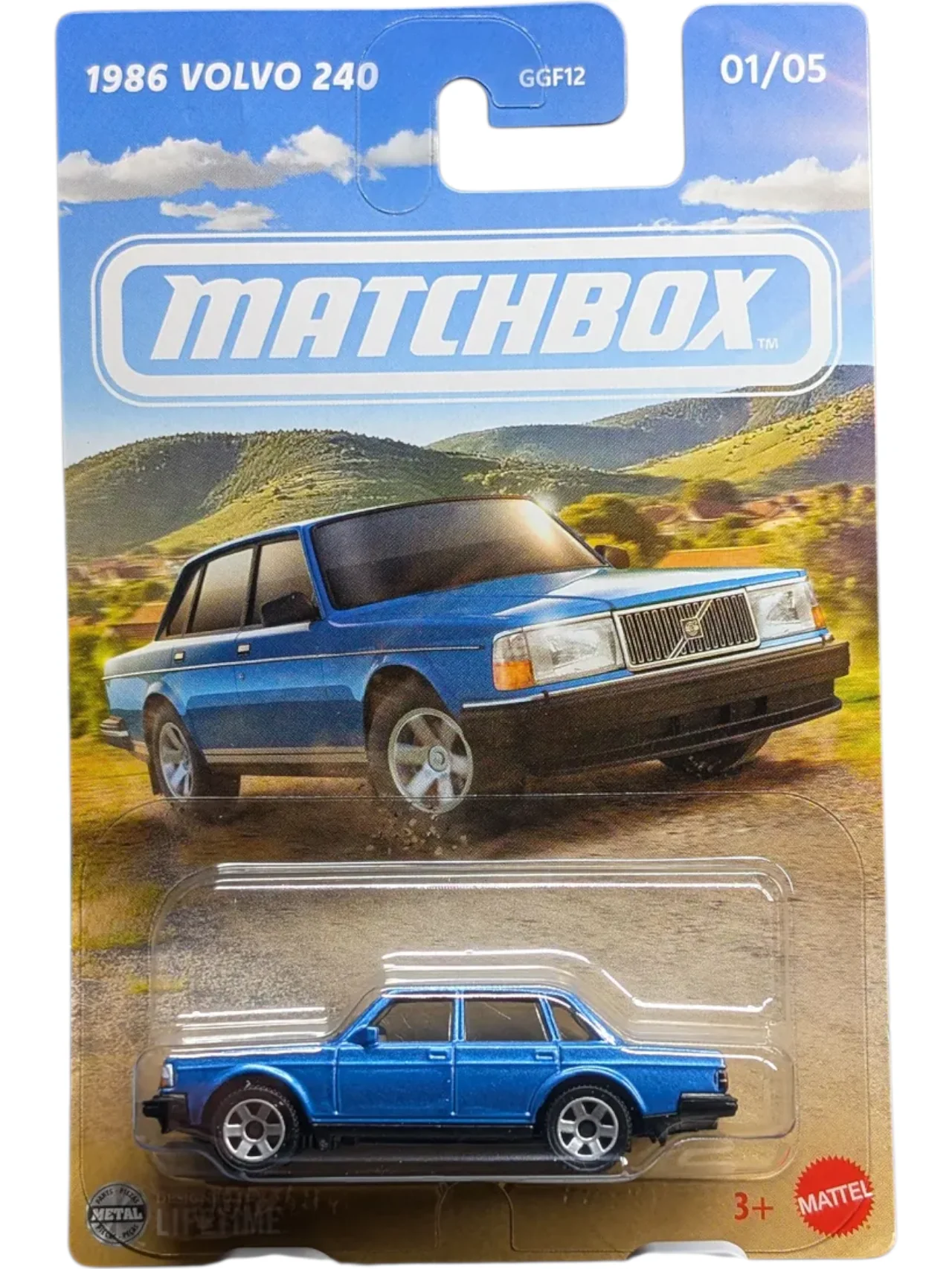 Matchbox 1986 Volvo 240 Imported Mainline 1:64 Scale JCH24-LA10
