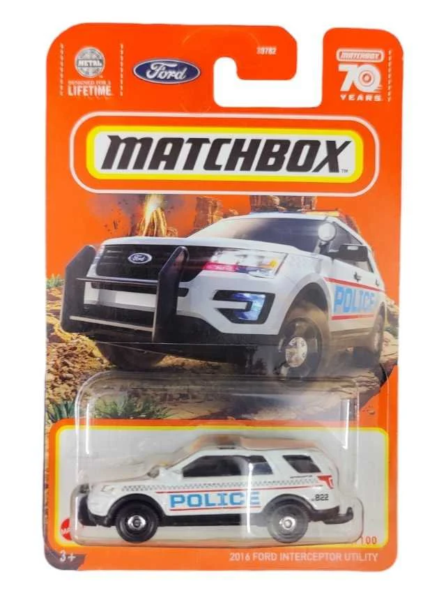 Matchbox 2016 Ford interceptor utility Imported Mainline 1:64 Scale