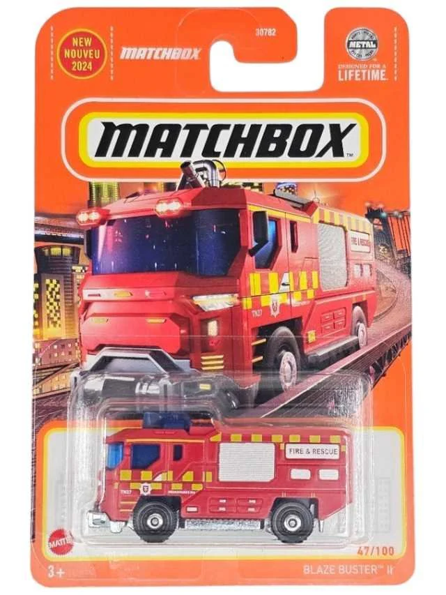 Matchbox blaze buster imported mainline 1:64 Scale