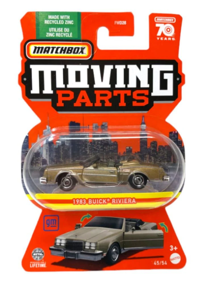 Matchbox Exclusive Moving Parts 1983 Buick Riviera
