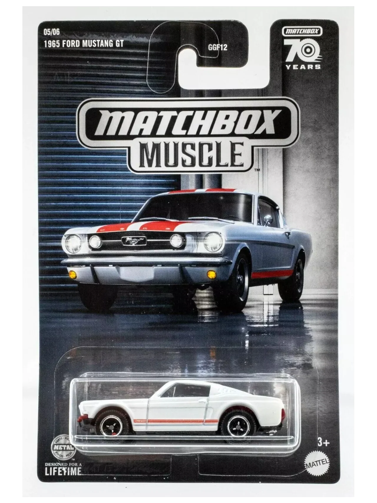 Matchbox Muscle Series 1965 Ford Mustang GT 70 Years 1:64 Scale