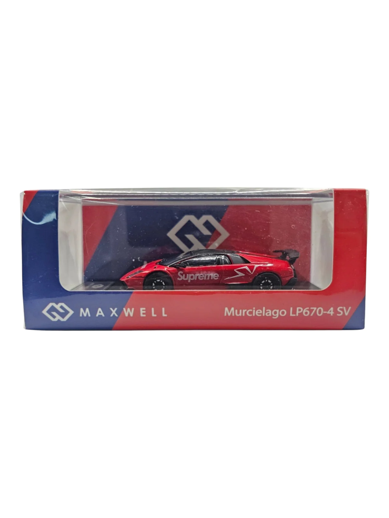 Maxwell Models Murcielago LP670-4 SV Premium Diecast 1:64 Scale (With Acrylic Case)