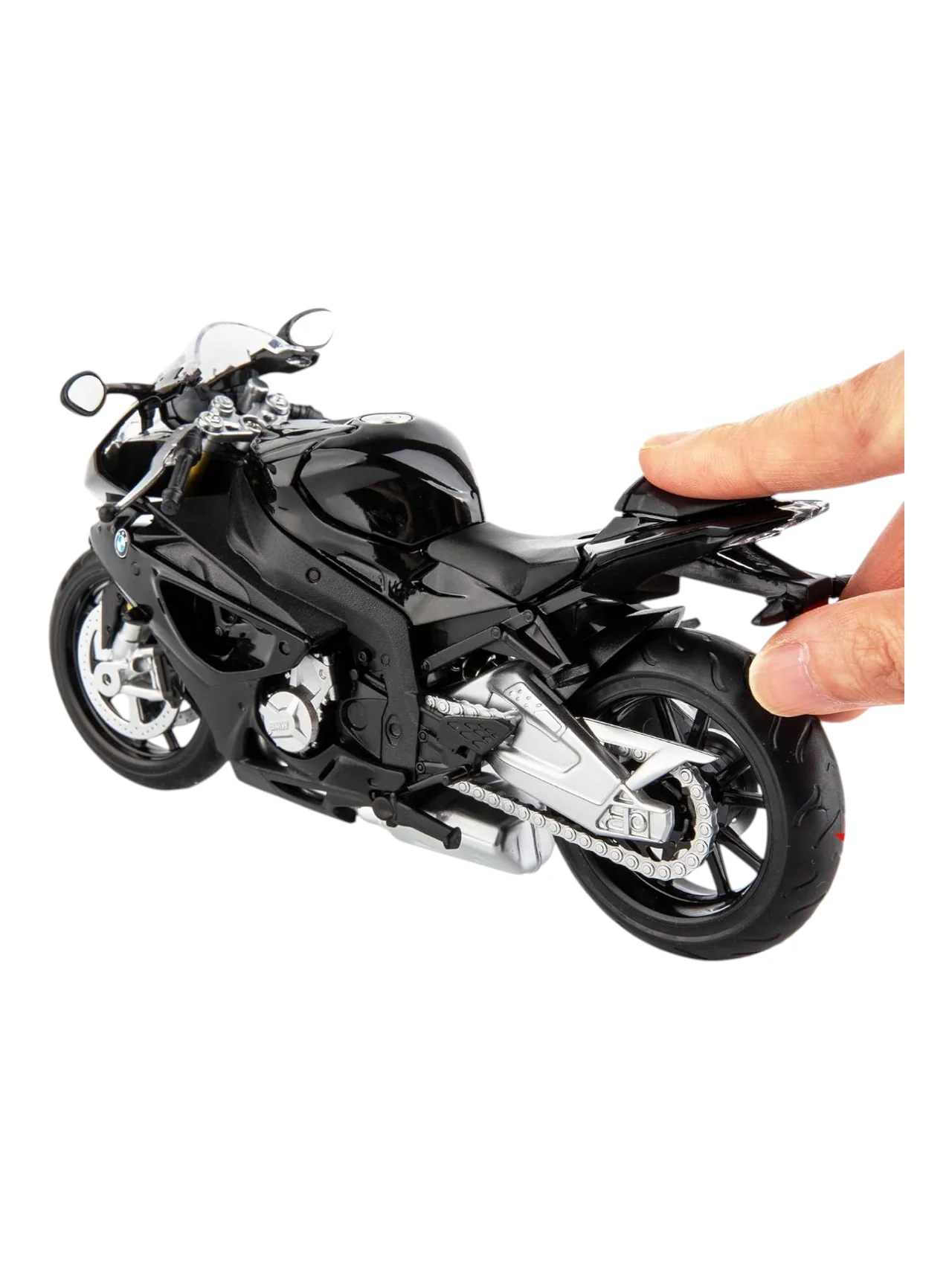 Metal Speed Zone BMW S1000 RR 1:12 Scale (Black) - Image 3