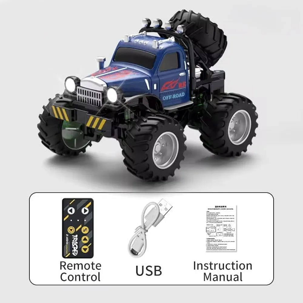 Metal mini rc monster off road car 1:54 scale - Image 5