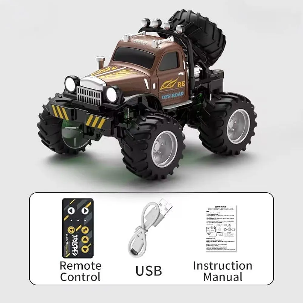 Metal mini rc monster off road car 1:54 scale - Image 6