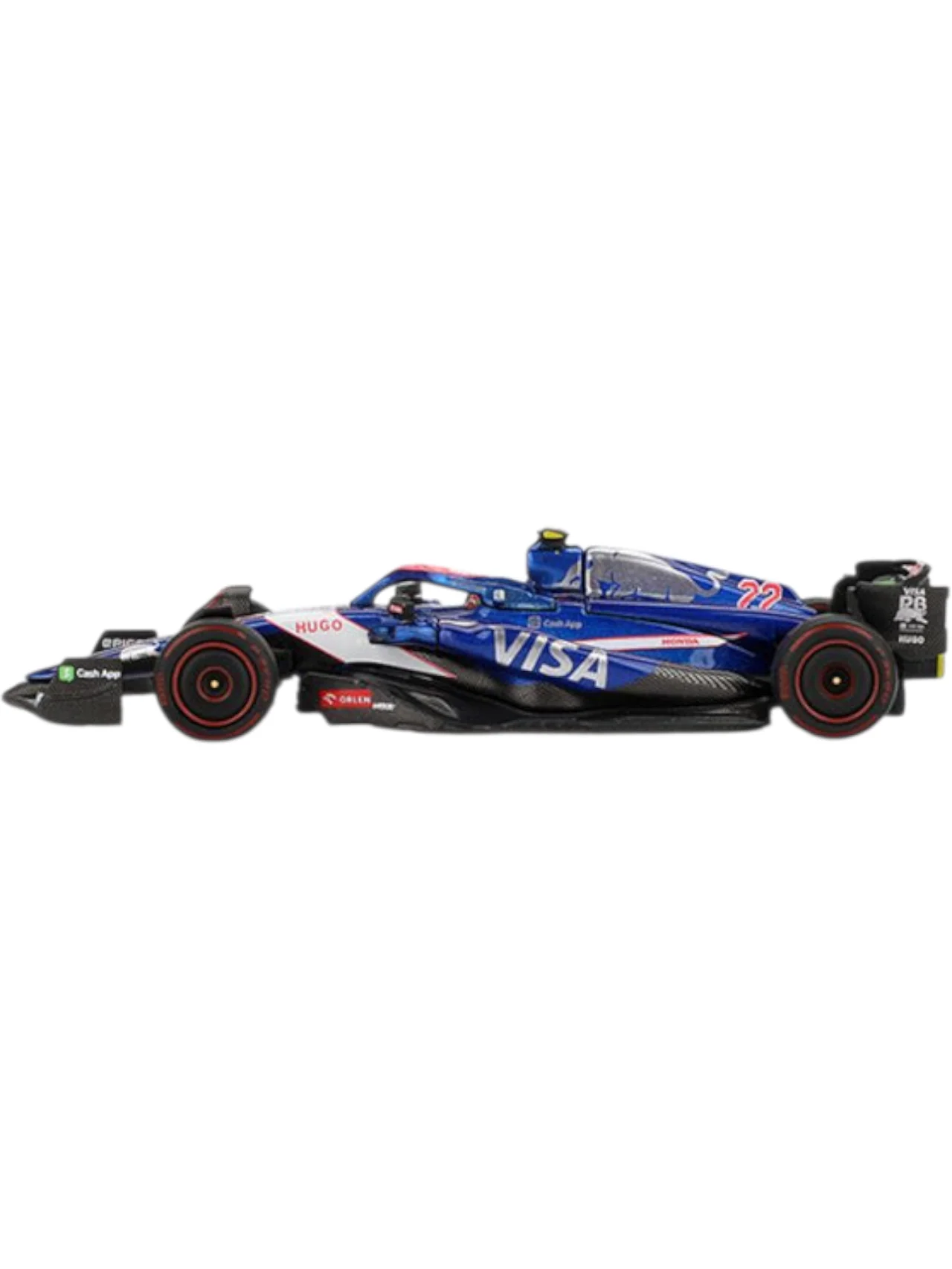 Mini GT #1007: RB VCARB 01 #22 Yuki Tsunoda 2024 F1 2024 Bahrain GP 1:64 Scale - Image 4