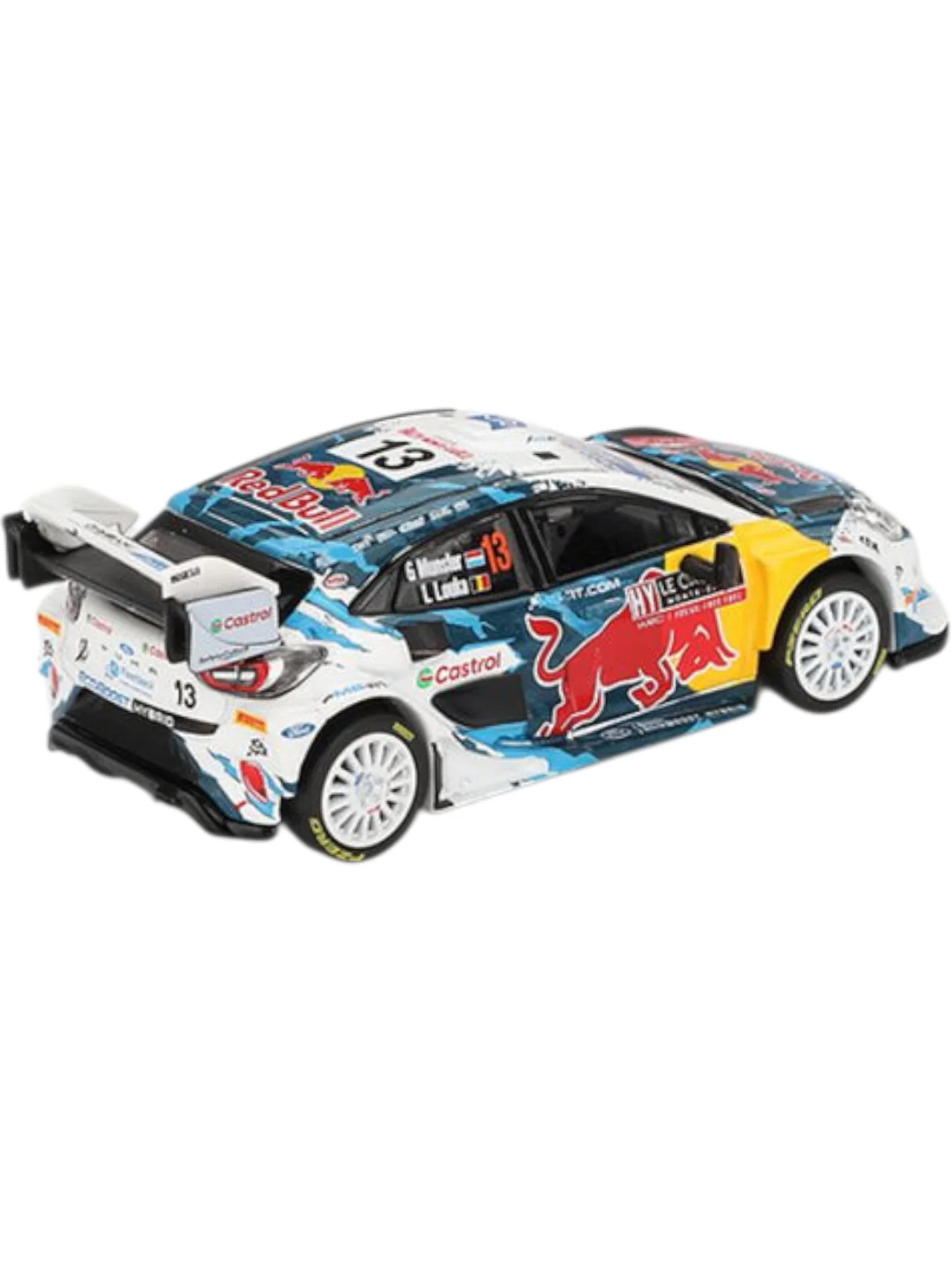 Mini GT #974: Ford Puma Rally1 #13 M-Sport Ford WRT 2024 Rally Monte Carlo 1:64 Scale - Image 4