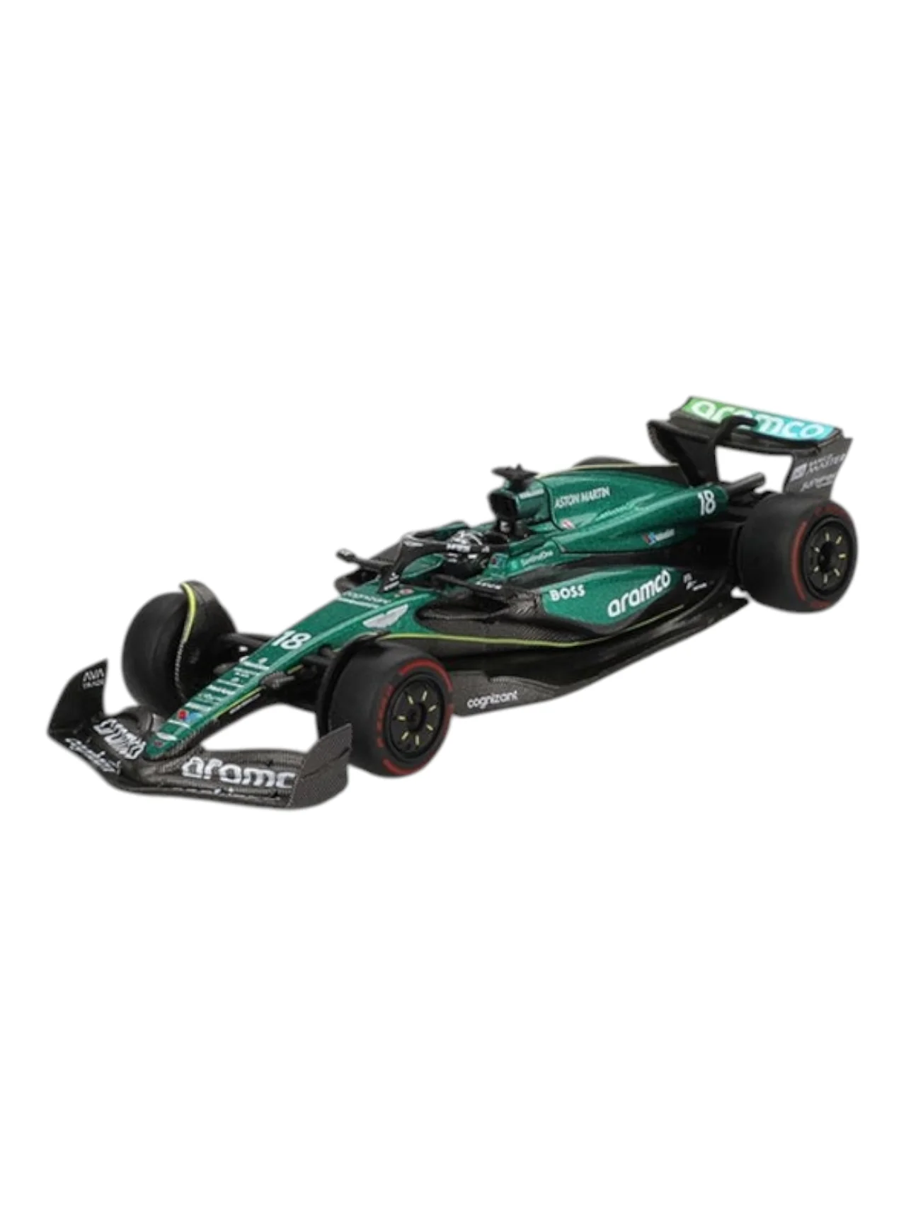 Mini GT Aston Martin amr24#18 2024 bahrain gp lance stroll code-1001 1:64 Scale - Image 2